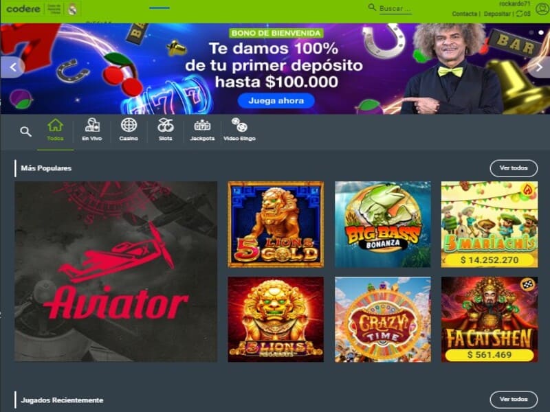 Participa en el casino Codere