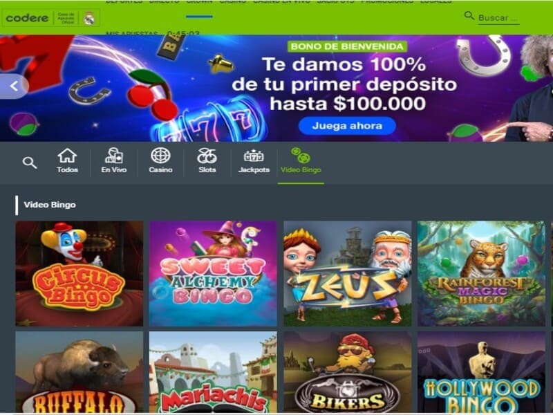 Codere, casino y apuestas en línea de las que se habla mucho