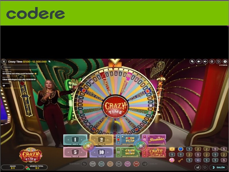 Tácticas y estrategias de Crazy Time en Codere